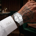 Watches for Men Luxury Stainless Steel 30M Waterproof Quartz Dress