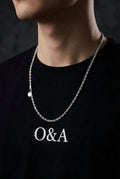 Men'S 925 Silver Necklace 2/3/4Mm Rope Chain Necklace Ladies Men Hip Hop Charm Fashion Party Gift Jewelry Accessories